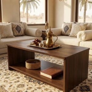 Central Wooden Coffee Table - Image 3