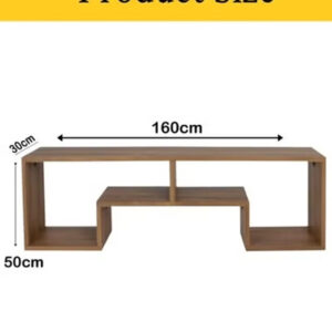 Modern TV Table with Shelf - Image 4