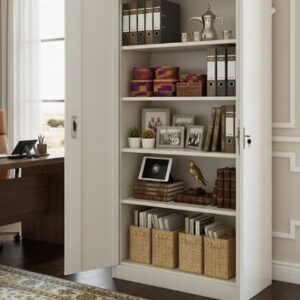 Iron Cabinet |Storage Shelf| Organized with double door 180*85cm - Image 7