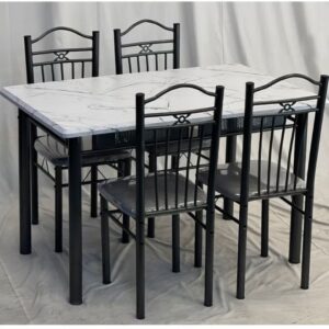 5-Piece Dining Table Set With 4 Chairs - Image 1