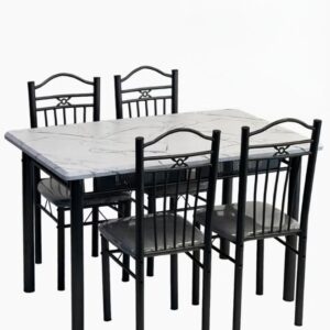 5-Piece Dining Table Set With 4 Chairs - Image 4