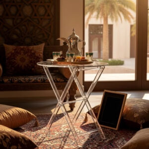 Acrylic Folding Coffee Table For Living Room - Image 3
