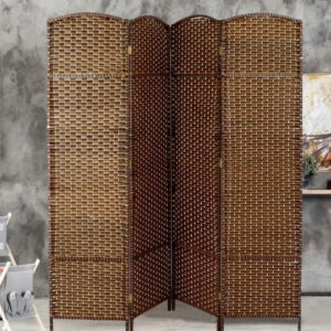 Room Divider 4 Panel Room Partition, Foldable Freestanding 200*180 CM - Image 1