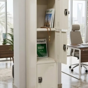 3 Door File Cabinet Metal Locker - Image 1