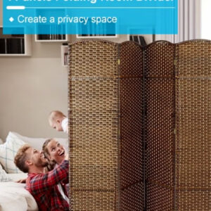 Room Divider 4 Panel Room Partition, Foldable Freestanding 200*180 CM - Image 8
