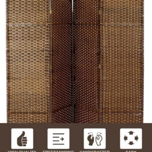Room Divider 4 Panel Room Partition, Foldable Freestanding 200*180 CM - Image 7