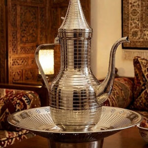 Steel Hand Washing Pot Set with Water Kettle - Image 1