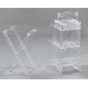 Acrylic Folding Coffee Table For Living Room - Image 5