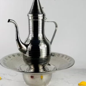 Steel Hand Washing Pot Set with Water Kettle - Image 10