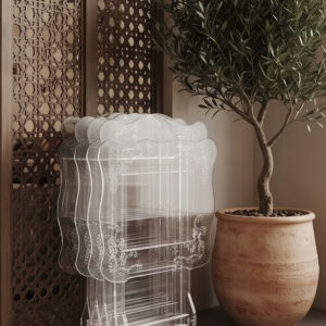 Acrylic Folding Coffee Table For Living Room - Image 5