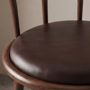 Bar Stool, Chair Footrest High Stool with Backs, Upholstered Counter Height Stools Bar Chairs for Kitchen - Image 12