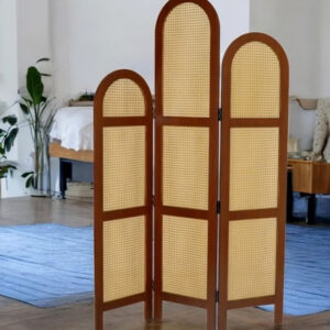 Room Divider 3 Panel Room Partition, Foldable Freestanding Height 180-160-140 cm Width 121 CM - Image 1