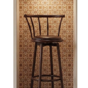 Bar Stool, Chair Footrest High Stool with Backs, Upholstered Counter Height Stools Bar Chairs for Kitchen - Image 6