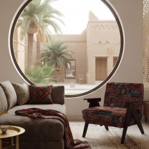 Soft And Comfortable Armrest Chair Living Room - Image 4